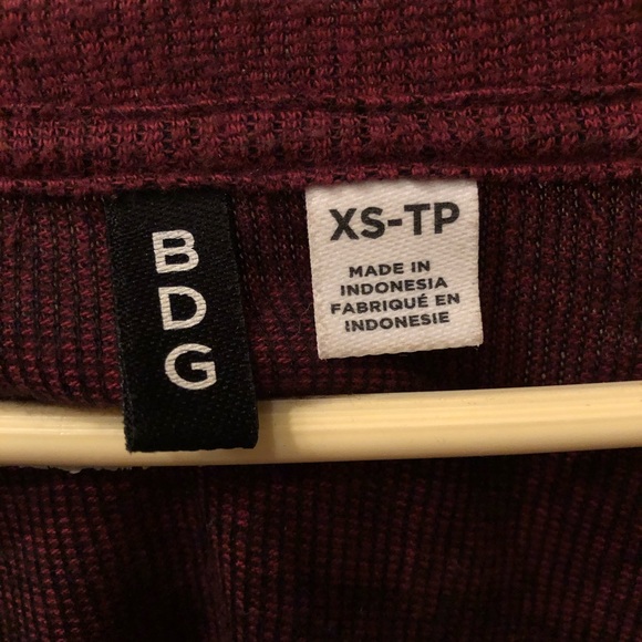 Urban Outfitters, BDG red knitted long sleeve top - Picture 3 of 4